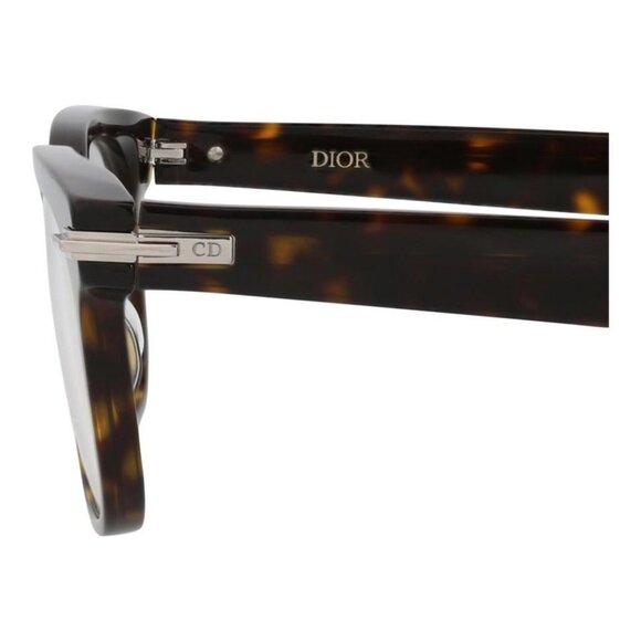 Dior Mens Square/Rectangle Havana Havana Transparent Fashion Designer Eyewear - Picture 4 of 4